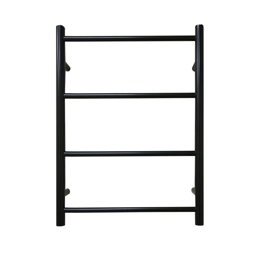 Cut out image of the The Sussex Range by JIS Rusper 700mm x 520mm Black Electric Towel Rail